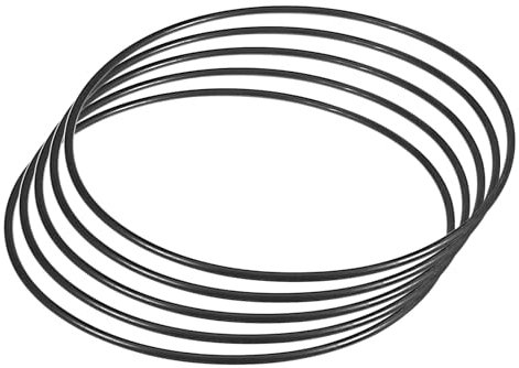QUARKZMAN 5Stk Gummi O-Ring Nitril 210mm AD 5mm Breite Versiegeln Unterlegscheibe Dichtung für Nähen Maschine Motor Siegel Reparatur