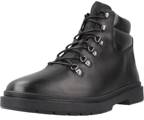 Geox U Calaita H, Bota de Tobillo Hombre, Negro, 44 EU