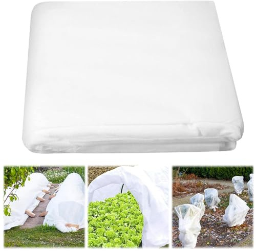 FePen Protezione delle Piante, Vello Protettivo Antigelo, 2m*10m, Teli Protettivi per Piante, Inverno Vello di Protezione, Tessuto Non Tessuto Pesante, 40g/m²