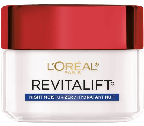 L'Oreal Paris Revitalift Anti-Wrinkle and Firming Face Night Cream, Pro Retinol 1.7 oz