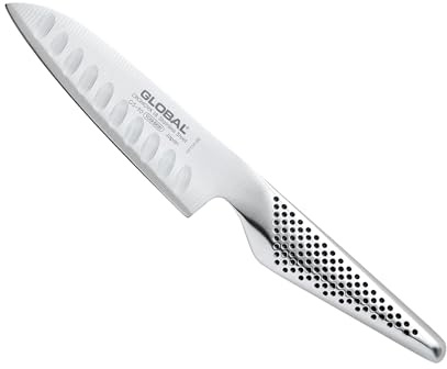 Global GS-90 Santokumesser mit Kullenschliff, 13cm (Nachfolgermodell von GS-37)