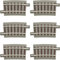 Roco 61130 Gebogenes Gleis R3 geoLine (6 Stück)