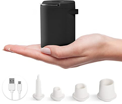 VOYAGER Portable Air Pump Inflation & Deflation Camping Lantern & Power Bank Function 2400mAh Battery SOS Light Portable & Compact for Camping, Outdoors, Hiking, Air bed, Vacuum Storage Bags & Pools