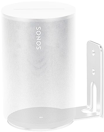SX-Concept® - Era 100 - Soporte de pared para Sonos Era 100 | Variante recta | Ahorra espacio | Fabricado en Alemania blanco