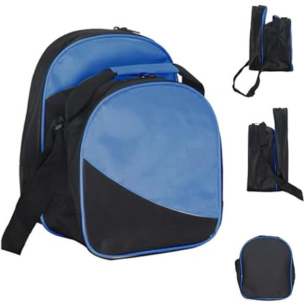 Sac de bowling à une seule boule, pochette de transport pour boule de bowling, peut contenir 1 balle de bowling, une paire de chaussures jusqu'à la taille 10 pour homme et des accessoires