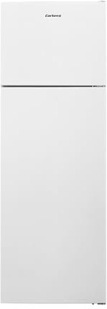 Corbero - Frigorífico 2 P | CF2PV31224W | 59x91x177 | Capacidad 312L | Luz Interior, Crisper, Balcones Ajustables, Descongelación Manual, Estantes de Cristal, Huevera | 40 Db | Blanco