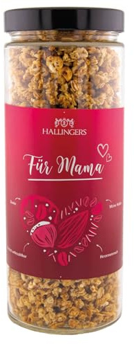 Hallingers Genuss Manufaktur Zum Mutterag für Mama feinstes Gourmet-Müsli frisch aus der Mühle, fix & fertig als Geschenk