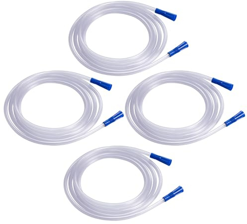 4 PCS 66.9 Inch Fish Tanks Pump Suction Hoses, Professional PVC Aquarium Soft Tubing for Home Use Portable Suction Machine Tube and Fish Tank Cleaning and Maintenance