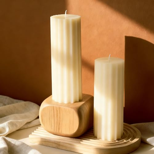 Candele profumate rustiche, 2 candele profumate, set regalo, candele decorative per la casa, 100 ore, durata di combustione, candele per aromaterapia, decorazione da tavolo, regali per donne, Natale