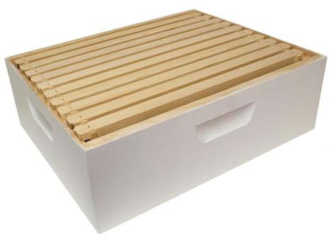 Harvest Lane Honey WWBCM-102 Medium Honey Box with frames and foundation