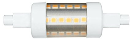 LED 78 mm 5 W linjal tubular R7S stång 220 V 360 ° 561 lumen 3 000 K warmton lampa brännare fluter strålkastare ljuskälla rund ljus 306 grader