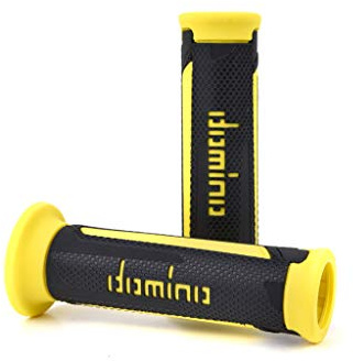 DOMINO Tommaselli Paar Lenkergriffe A350 türkis/gelb