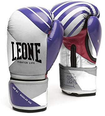 LEONE 1947 Fighter Life Handschuhe, Damen, Violett, 10 ozM