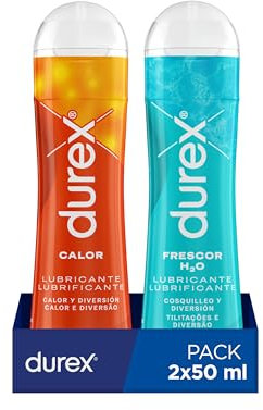 Durex Lubricante Frescor y Calor, Cosquilleo y Diversión