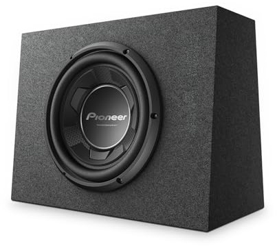 PIONEER TS-WX106B 10” Speakers – 1100W Max, Pre-Loaded, Easy Installation, Enclosure Included
