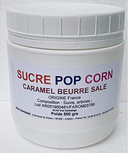 Sucre Pour Pop Corn Caramel Au Beurre Salé 500 grs