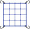 Rete Ragno Elastica, Accessori Moto, Corda Elastica Con Gancio per Casco e Bagaglio, Rete Bicicletta e Portapacchi, Blu, 25x25cm