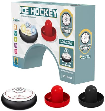 Mesa de Hockey Juego de Mesa Eléctrico e Interactivo con Dos Empujadores