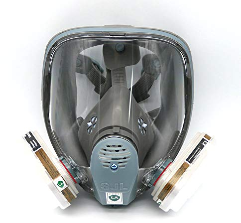Para 6800 SJL máscara de gas completa – protección para cara mascarilla 7piece traje con pintura