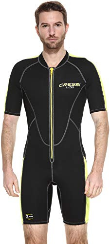 Cressi Lido Man Shorty Wetsuit Black/Yellow 3XL/7