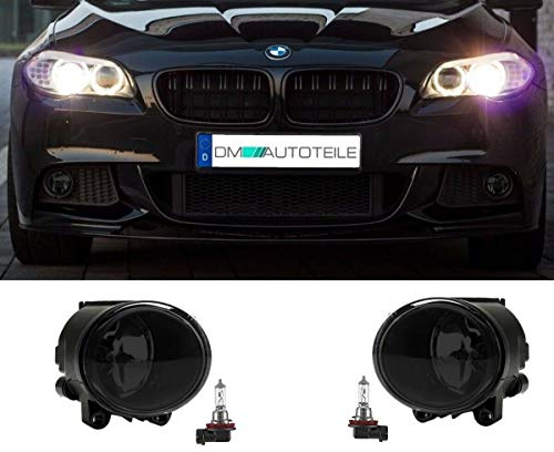 DM Autoteile 2xH11 Nebelscheinwerfer Smoke Schwarz kompatibel für BMW X5 F22 F23 E92 E93 F10 F11 M-Paket