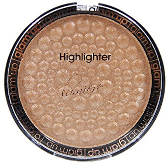 Glam'Up Paris - Poudre Enlumineur - Texture Confortable – Teint Lumineux - Longue Durée - Lumière - Highlighter – Doré - 16 gr