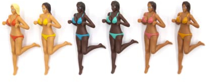 NPW Bosom Buddies Marqueurs de verre à cocktail, Small, Plastique