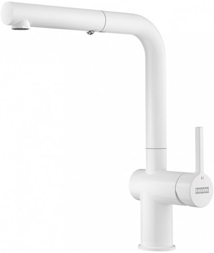 FRANKE ACTIVE L installation kökskran köksblandare vattenkran armatur vit matt högt tryck 115.0653.383