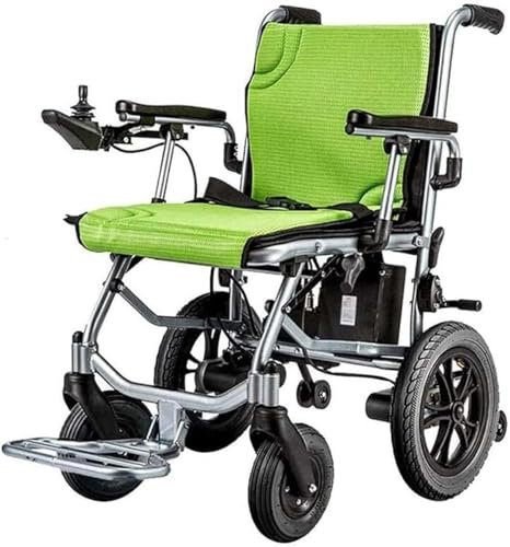 Fauteuil Roulant Électrique Compact Mobility Aid Wheelchairs Pliant Léger Elderly Mobility Vehicles Robuste en Fauteuil Roulant Autopropulsé avec Ceinture Sécurité Transit Chaise