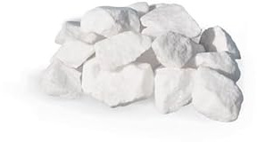 TODOSTONES Piedra Blanca Tipo Grava para Decoracion Jardin, macetas, jarrones o Plantas. (Blanco 20-30 mm, 10 kg)