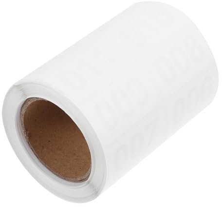 JEWEDECO Rolle Mit Zahlenaufklebern Praktische Umzugsetiketten Für Das