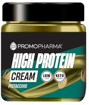 High Protein Cream - Crema Proteica Spalmabile Keto Pistacchio - Ricca di Proteine e Low Carb - Ideale per Dieta Chetogenica - High Protein Food - 200 g