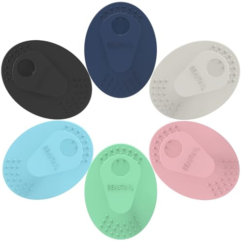 Silicone Face Scrubber 4 Pack, BEAUTAIL Manual Facial Cleansing Brush