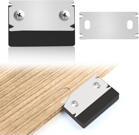 QUTHZZHY Coupe-Bordure avec 1 Lame de Rechange, Portable Coupe-Bande de Chant Manuel pour Le Travail du Bois, Coupe-Bordures, Rabot en Bois, Chasse-Bordures, Antidérapant pour PVC, ABS