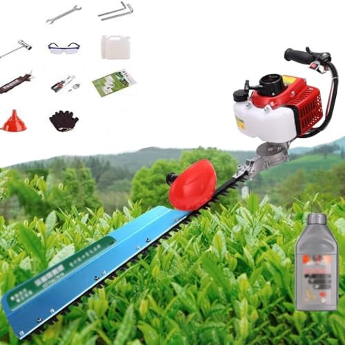 Tagliasiepi portatile a benzina, funzionamento senza fili, 7500 giri/min, manico lungo per un facile taglio, ideale per case, cortili e giardini