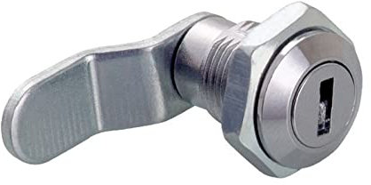 Serrures de placard, serrures de tiroir, serrure à came, Serrure à came avec 2 clés de diamètre 11 mm en alliage de zinc, installation facile for serrure de porte d'armoire de distribution MA084 D, 1