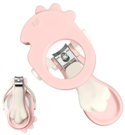 Coupe-Ongles pour Bébé Ciseaux à Ongles de Pieds | Ciseaux Pliants avec Loupe et Lumière LED pour Adultes Personnes Âgées Animaux