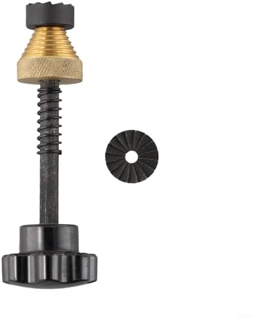 Zilimontt Taps Reseating Tool with Threaded Guide and Steel Cutters for for Leaking Sink Basin Bath Taps, DIY Plumbing Valve Seat Cutter for for Removing Scale Build-Up and