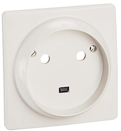 LEGRAND - Prise de Puissance 32A Murale avec Terre - Prise 2P+T Monobloc - Plaque 100 x 100 mm - 2 Alvéoles - Pose par Encastrement ou en Saillie - Blanc