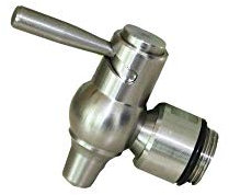 SIP Rubinetto Acciaio Inox 1/2 per Fusto FUSTI Contenitore Olio ANTIGOCCIA