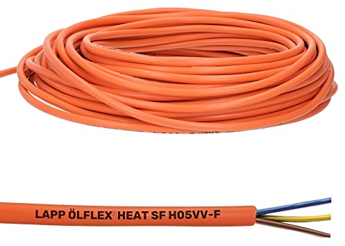 Lapp 0027701 Ölflex SF H05VV-F - Cable eléctrico de PVC (10 m, 3 x 1,5 mm², cable de conexión 3G1,5 mm², con conductor de protección verde y amarillo)
