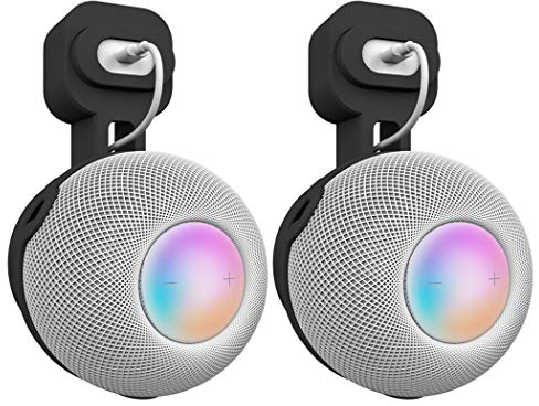 Molitececool Homepod Mini - Soporte de pared para altavoces Homepod Mini, ahorra espacio, excelente gestión de cables sin enredos