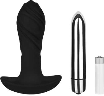 EIS, vibratore, vibratore anale, 'plug anale conico in silicone, 10,1', impermeabile