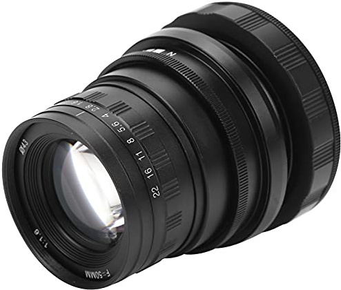 Obiettivo 50mm F1.6-F22 Tilt, 50mm F1.6-F22 E Mount Obiettivo Full Frame Messa A Fuoco Manuale Tilt per Fotocamera Mirrorless Serie A9 A7