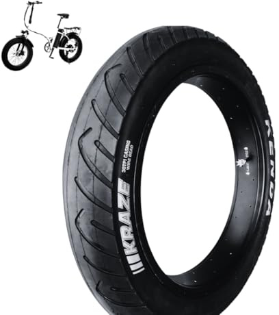 Fat Bike DÄCK 20 X 4.00 1/4 Gummi SLICK KENDA KRAZE Cykel MTB FAT ELEKTRISK VÄG