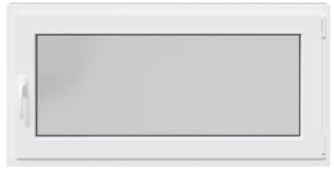 vidaXL RISOR Basement Window 120x60 cm PVC Tilt&Turn - Anthracite Triple Insulated