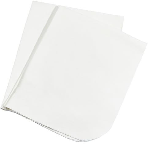 GORGECRAFT 2 Serviette en Chamois 40x29cm Serviette de Lavage de Voiture en Daim Chiffon de Nettoyage de Lunettes en Fibre Blanc Absorbant Séchage Rapide Chiffon de Lavage de Voiture Daim pour Lisser