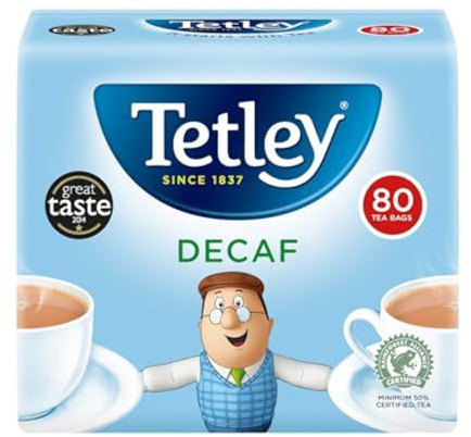 Tetley Decaffeinated Teabag Pk80