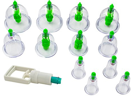 ISO TRADE Schröpfgläser Set Vakuum Massage Schröpfen Saugglocken Pumpe Neu Akupunktur Magnetische 277