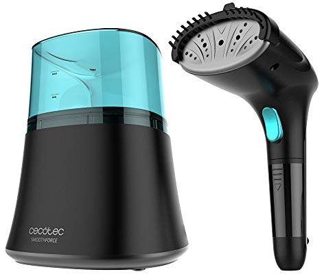 Cecotec Plancha de Vapor Vertical SmoothForce 4000 UltraSteam Black, 1200 W, Presión de Vapor Continuo de 30 g/min, 2 Modos, Lista en 30 Segundos, Cable Extra Largo, Tanque 700 ml
